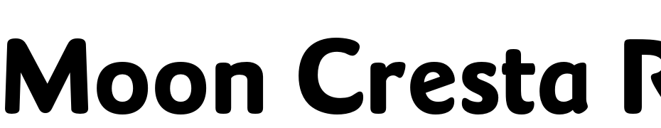 Moon Cresta Rg Regular Font Download Free